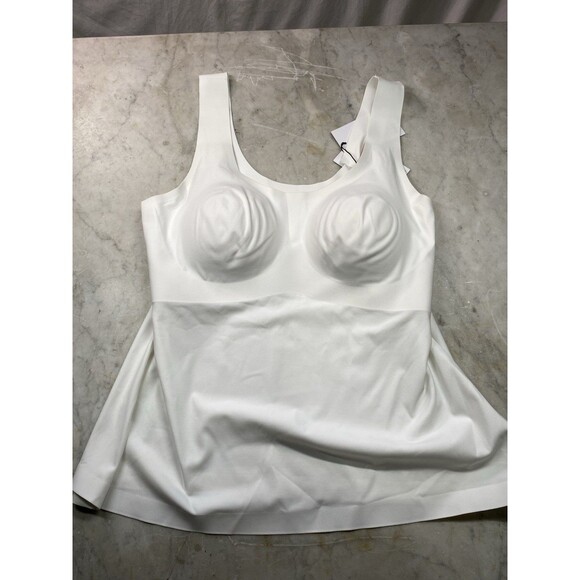Knix LuxeLift Scoop Neck Tank Women’s XL White Shape Wear - Picture 1 of 8